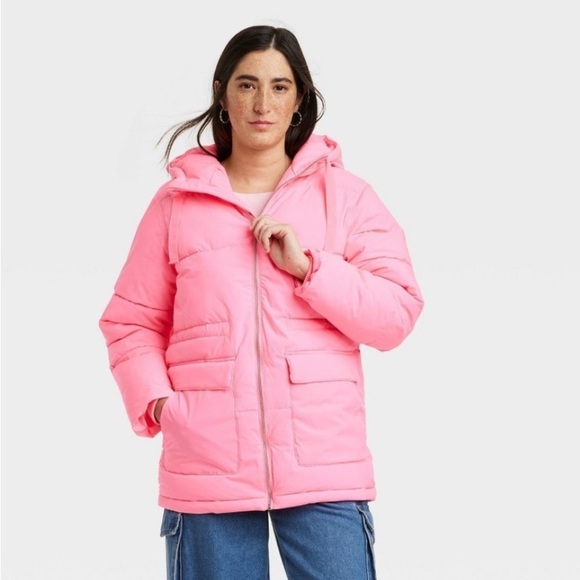 Women's Puffer Jacket - Universal Thread™
Pink XL new - Picture 1 of 6